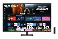 SAMSUNG Monitor M70D 109.2 cm (43") 3840 x 2160 piksela 4K Ultra HD LCD crni